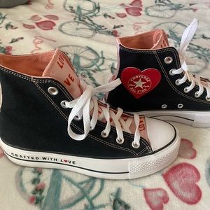 High top platform converse